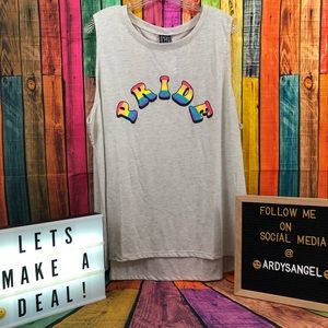 BNWT Plus Size PRIDE Sleeveless T Shirt Tank